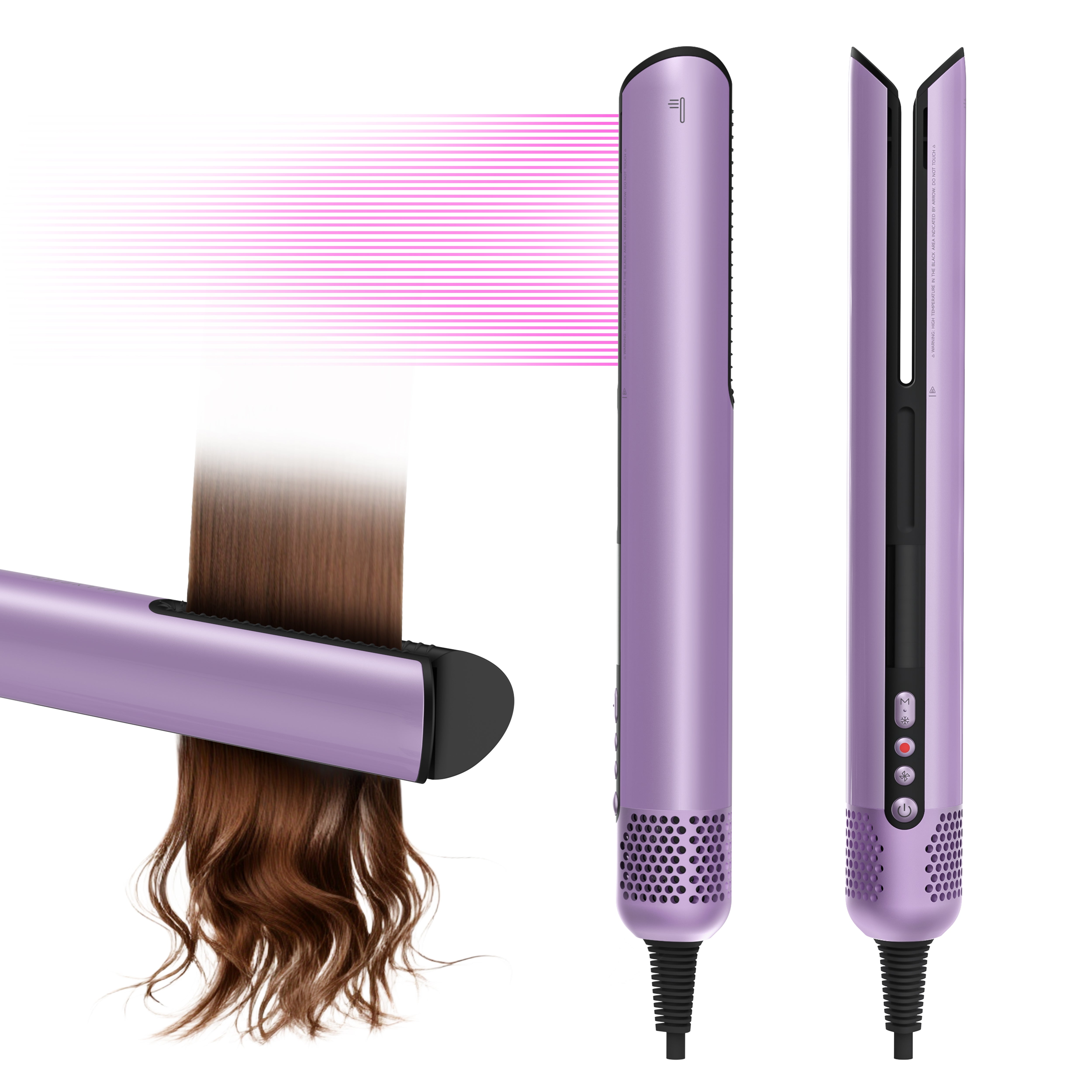 Hair Straightener | Clamp-Free Flat Iron | Zero Touch Tangle-Free